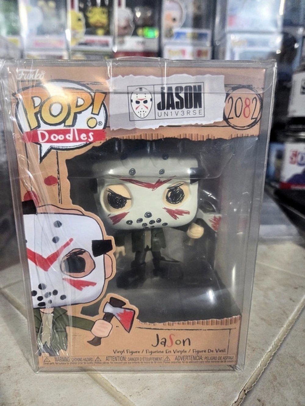 Funko Pop! Doodles Jason Voorhees Jason Voorhees Figure in Black & White NWT